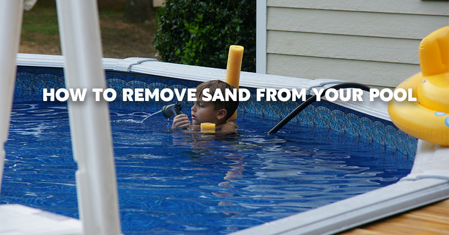 プールから砂を取り除く方法に関するガイド