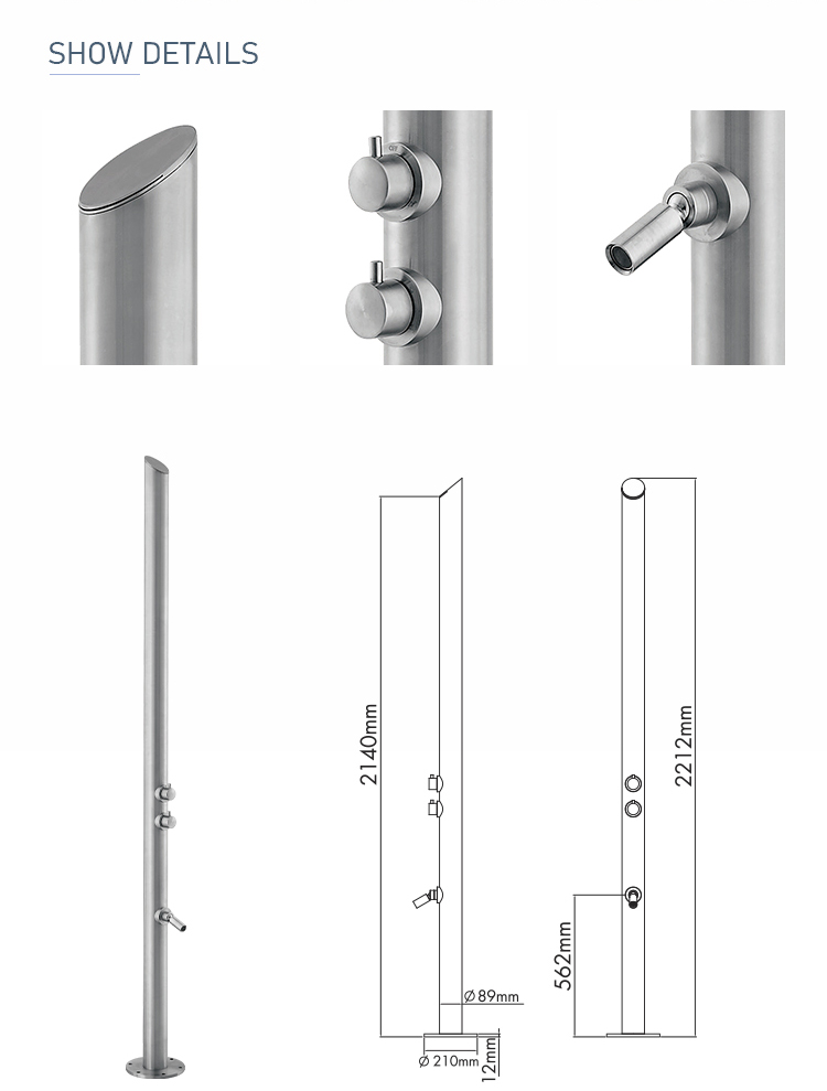 SS1091 Stainless Steel Shower 详情