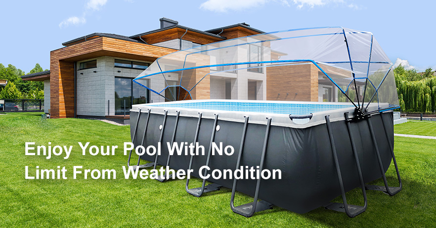 Enjoy Your Pool With No Limit From Weather Condition
