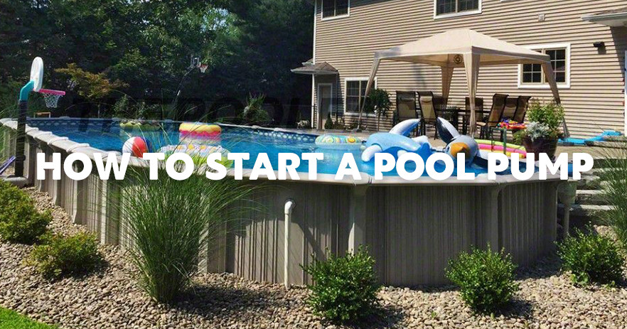 how to start a pool pump