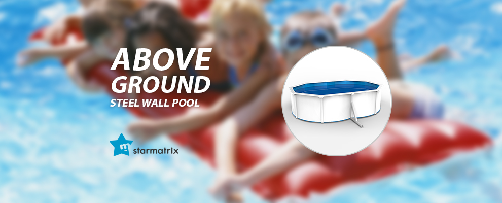 premium oval pool白色